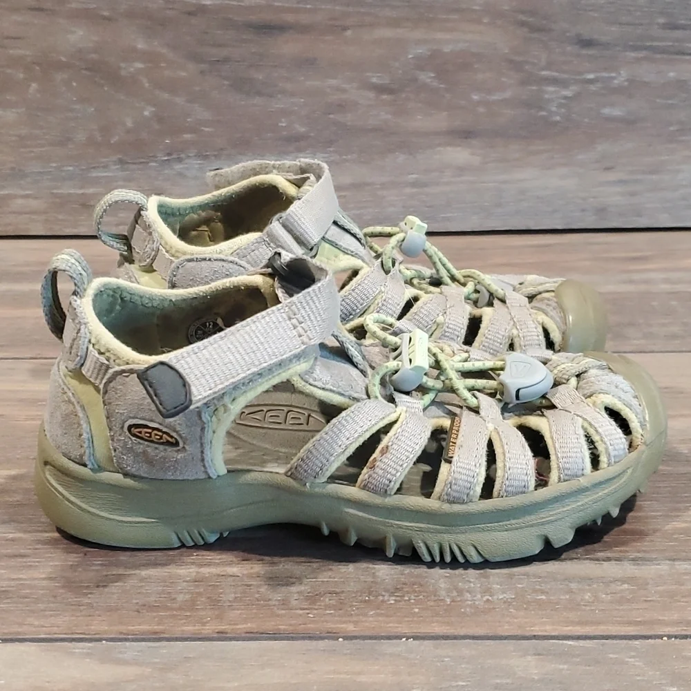 Keen Kids Boy Outdoor Hiking Waterproof Sandals shoes sz 12 Toddler